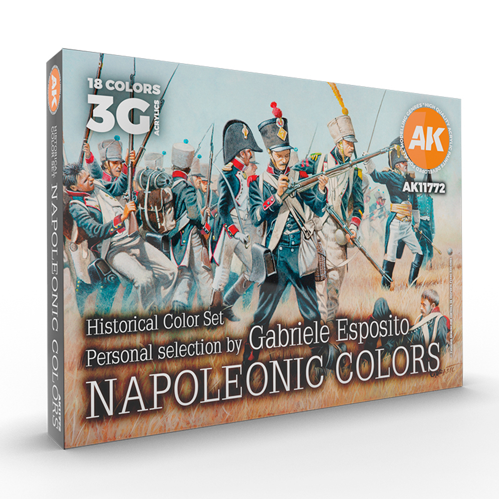 Набор красок AK interactive Signature Set - Napoleonic Colors by Gabriele Esposito