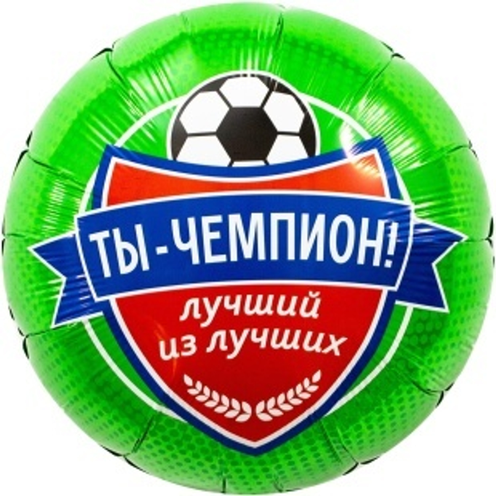 Р 18" Круг Футбол Ты Чемпион! 40 см.