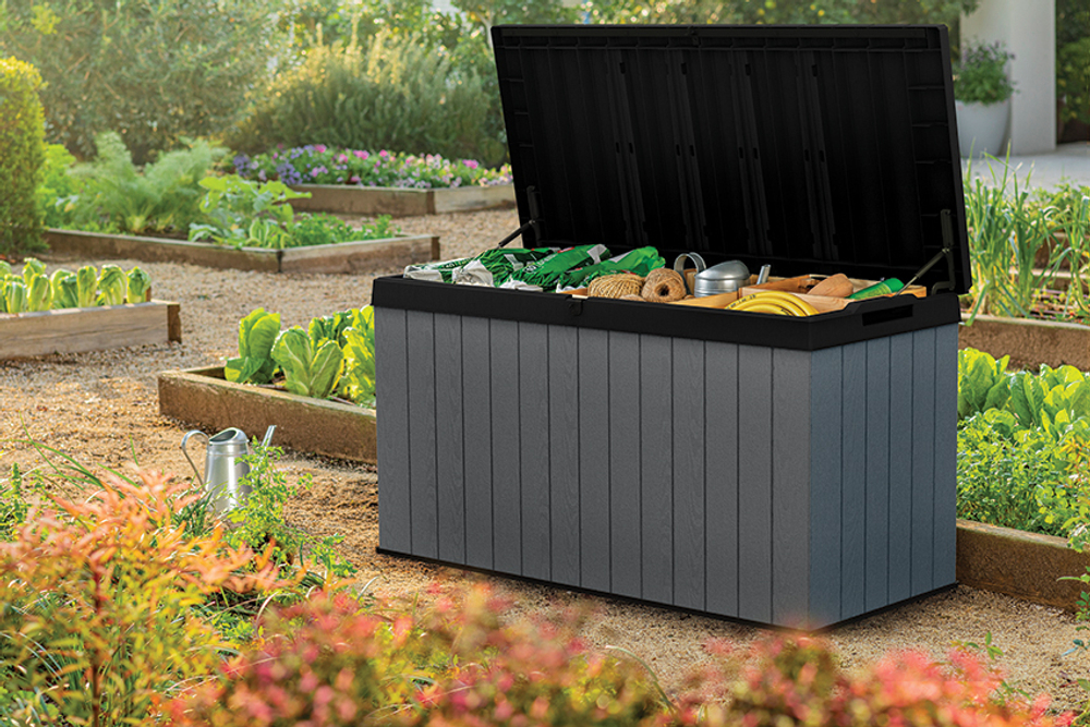 Пластиковый сундук Keter Darwin 570 л graphite