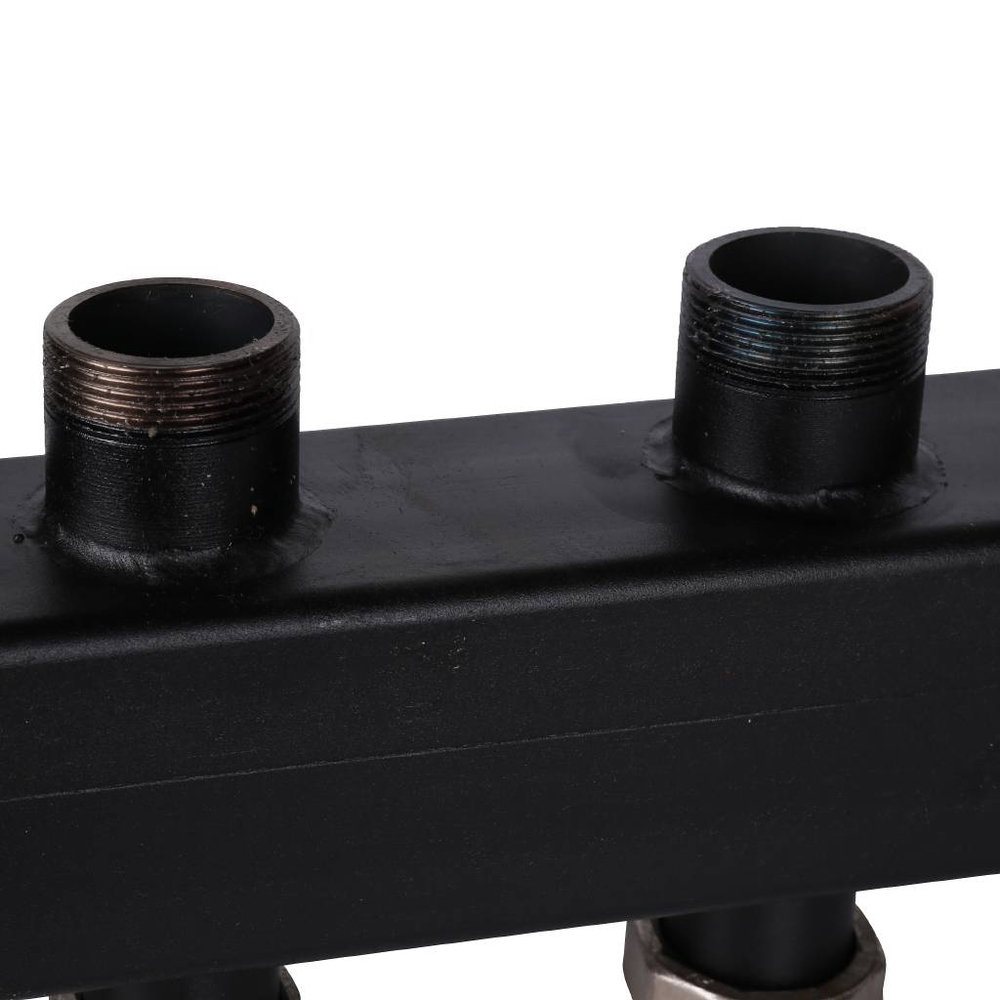 ROMMER Стальной распределительный коллектор на 4 отопительных контура 1 1/2"x1 1/2"