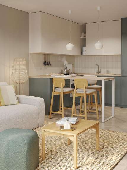 Столик кофейный saga, 50х70 см, ясень