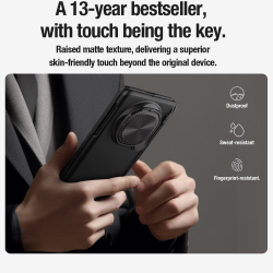 Усиленный чехол с поддержкой MagSafe от Nillkin для смартфона Huawei Mate X6, серия Super Frosted Shield Prop Magnetic Case
