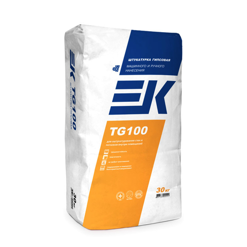 Штукатурка гипсовая ЕК TG100, 30 кг