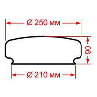 Стекло судового светильника СС-838
