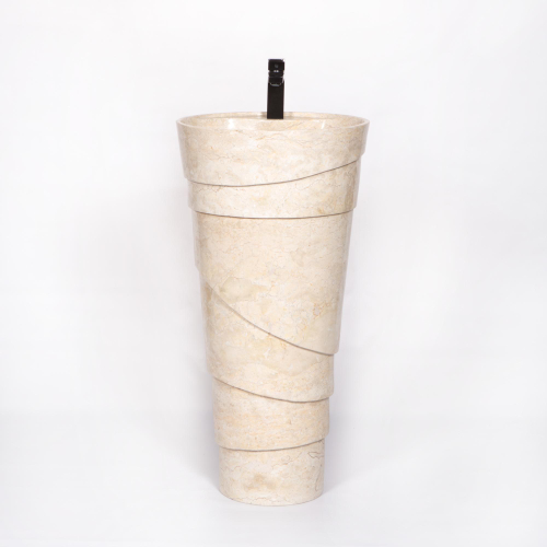 Раковина напольная из мрамора Pedestal MN-63208 45*45*90 126