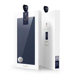 Чехол книжка из PU кожи синего цвета от Dux Ducis для смартфона Sony Xperia 10 VI (10-6), серия Skin Pro Series Case