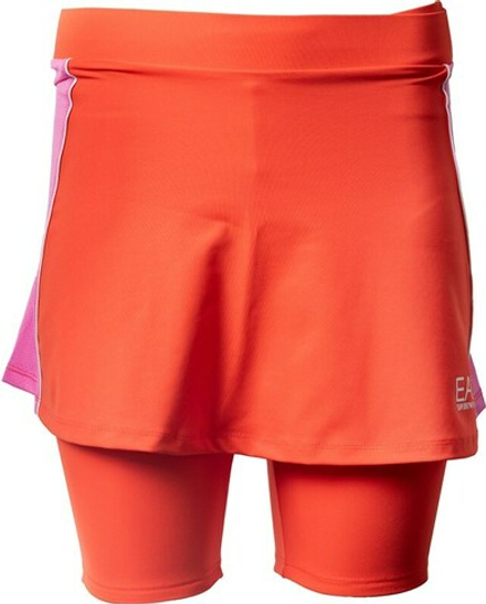 Теннисная юбка EA7 Woman Jersey Skirt - Оранжевый