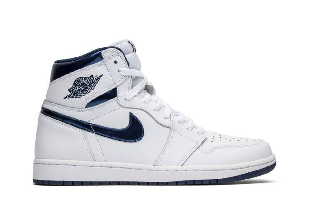 Кроссовки Jordan Air Jordan 1 Retro Metallic Navy 2016