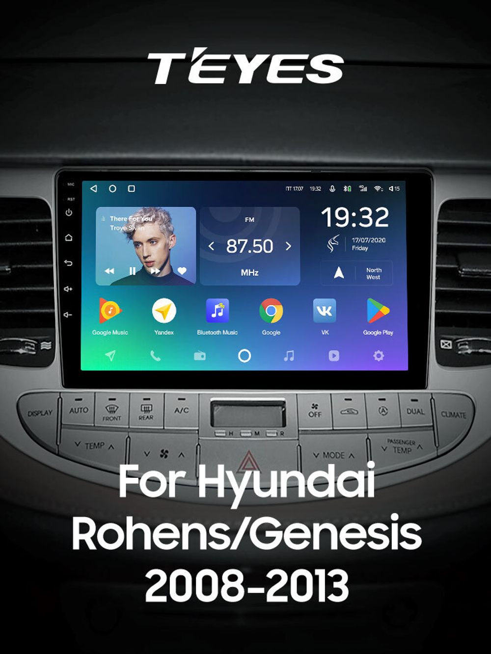 Teyes SPRO Plus 9" для Hyundai Rohens Genesis 2008-2013