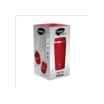 Термокружка 510 мл JOYLUX (ДЖОЙЛЮКС) EVERY DAY, нержавеющая сталь SUS304, силиконовый рукав, красный матовый, 700294