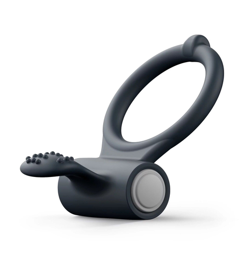 Эрекционное кольцо Dorcel Power Clit с вибрацией и язычком