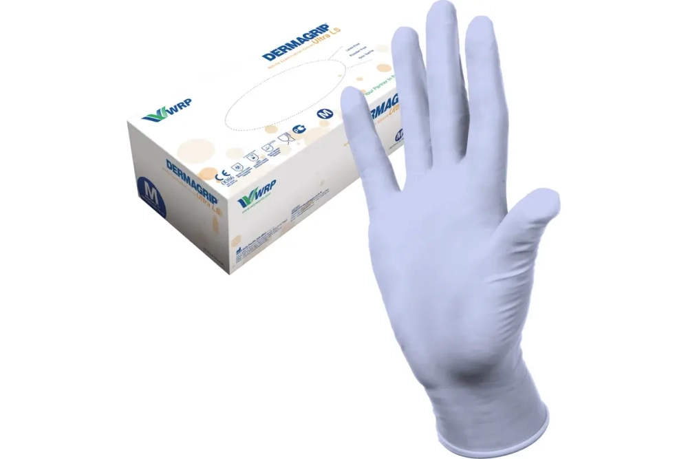 Смотровые перчатки DERMAGRIP ULTRA LS, нитрил, 200 штук