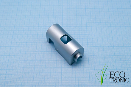 Вставка верх. лиц. панели к мод. M40 на кран гор. воды серебро