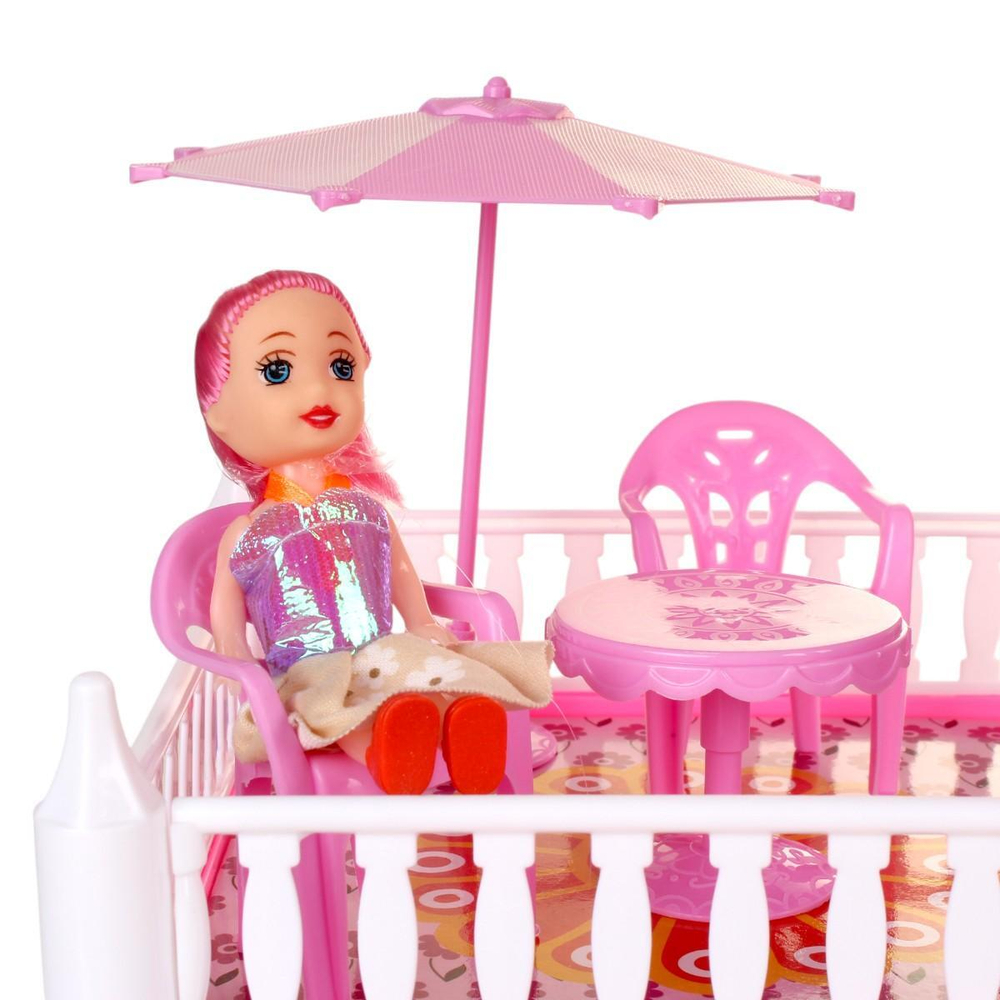 Дом для куклы с мебелью, коробка DSJ588-2