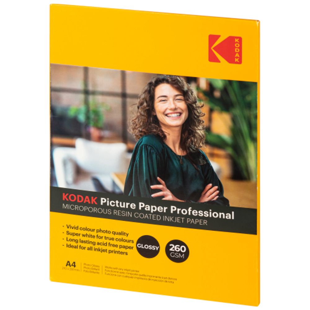 Фотобумага Kodak KPGA420 для струйной печати A4 Inkjet Paper Glossy 260 gsm 20 листов | Kodak