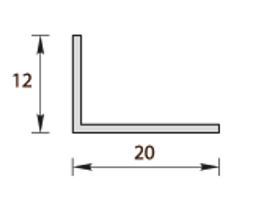 Угол ПВХ асимметричный белый 2700 мм