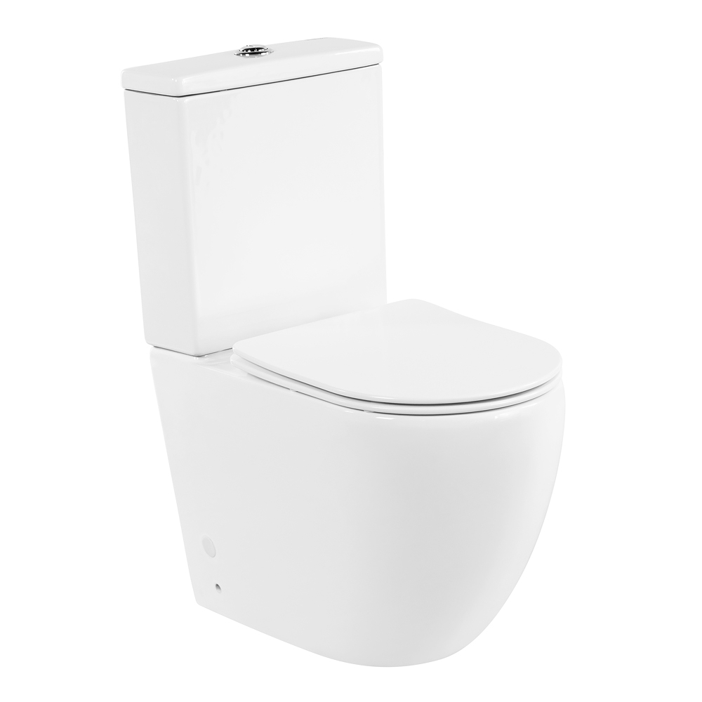 Унитаз-компакт безободковый BelBagno AMANDA BB051CPR+BB051T