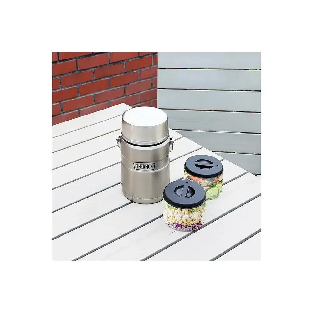 Термос из нерж. стали с двумя контейнерами тм THERMOS SK3030MS 1,39L