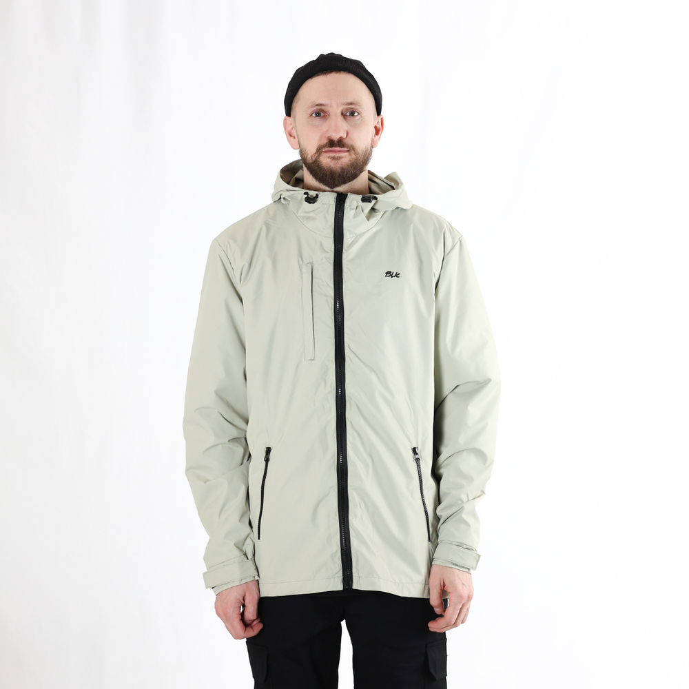Ветровка BLK CROWN Квантум Серо-зелены