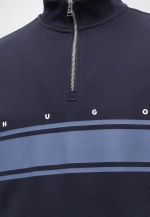 Свитшот на молнии Hugo - dark blue