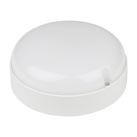 ULW-Q223 8W-4000К IP65 WHITE Светильник светодиодный влагозащищенный. Круг. Белый свет 4000K. Корпус белый. ТМ Volpe