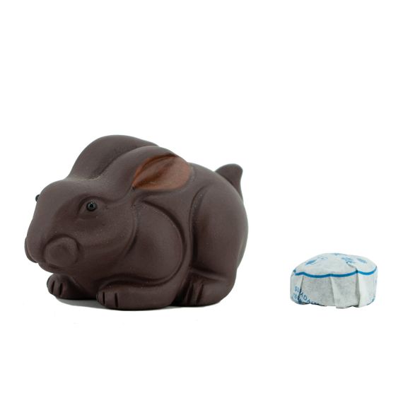 Глиняная чайная игрушка коричневый &quot;Грызун&quot;