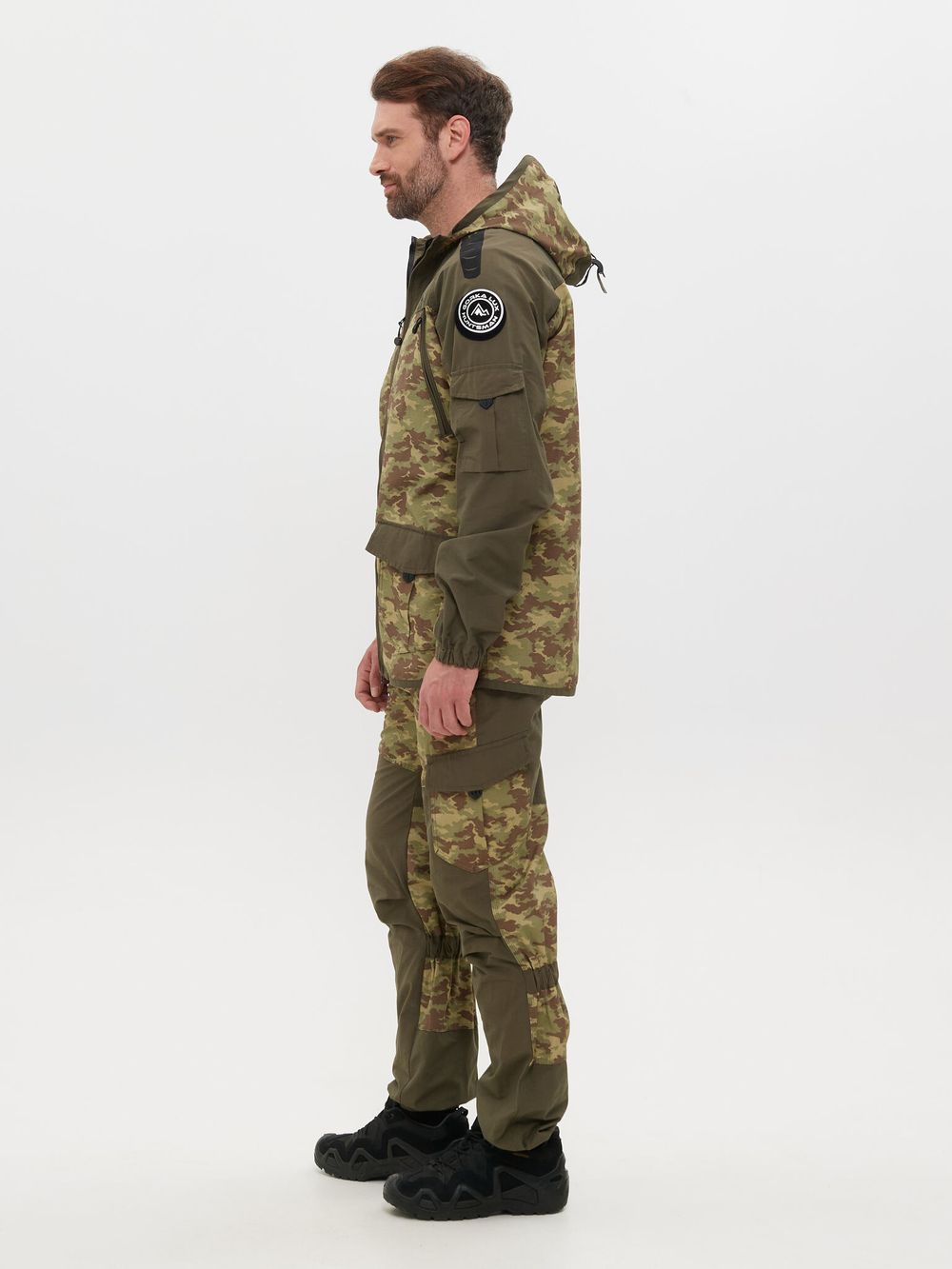 Костюм летний Горка-Люкс ткань Nylon Cotton Рип-Стоп цвет Хаки/MV-23