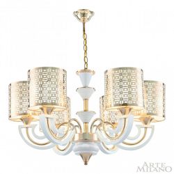 Подвесная люстра Arte Milano Florentia-8857 308857/6 Wh/Gd