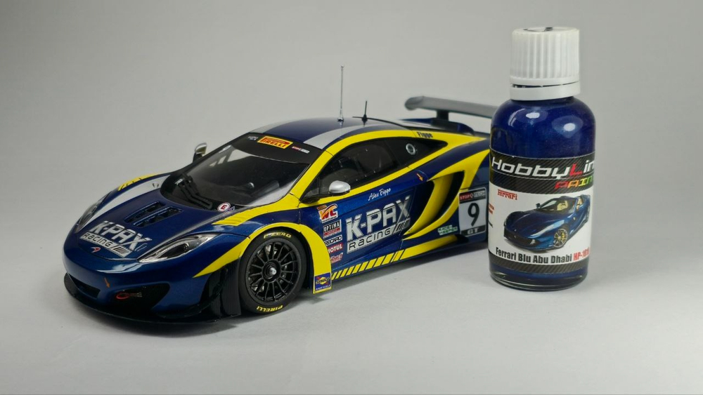 Краска лаковая HobbyLink Ferrari Blue Abu Dhabi HP-1010