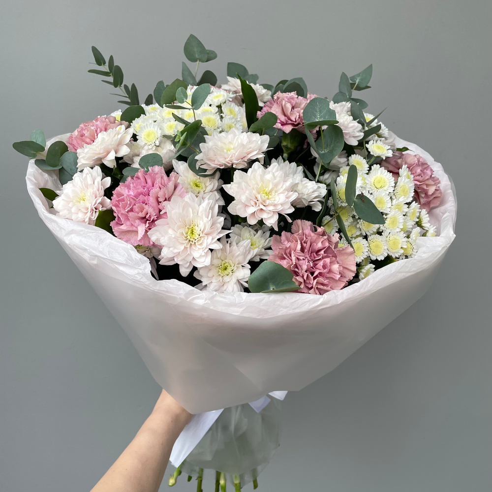 Букет Микс (Хризантема, Гвоздика)