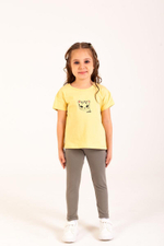 Футболка для девочки р. 116 (жёлтый) (Takro), 1 шт.