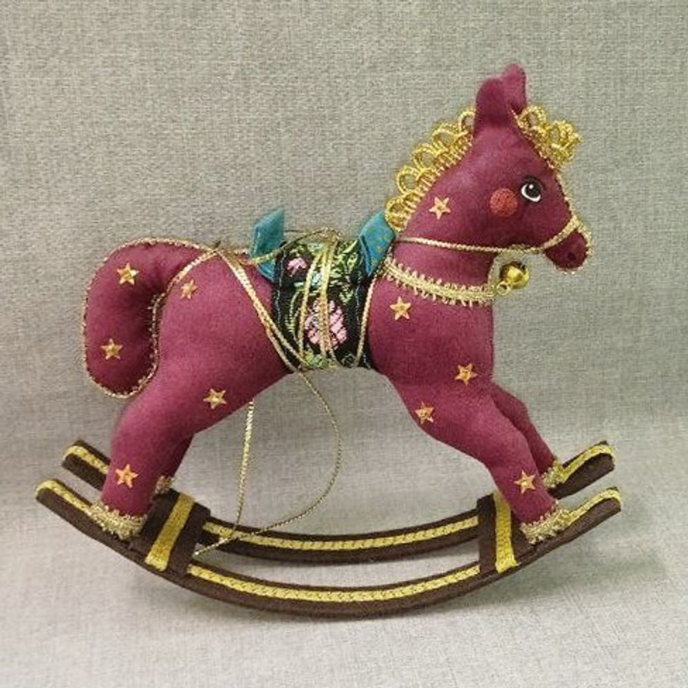 Ёлочная игрушка Лошадка-Качалка №2