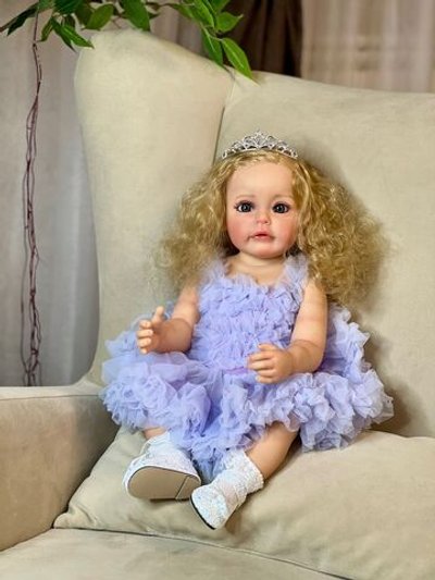 Кукла Реборн виниловая 55см в пакете (FA-554)