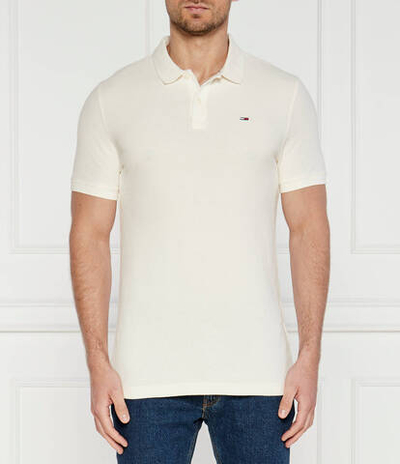 Поло Tommy Jeans - экрю(DM0DM18923)