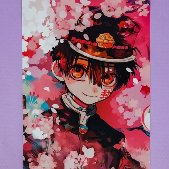 Набор постеров "Туалетный мальчик Ханко-кун" 8 шт, 42х29см