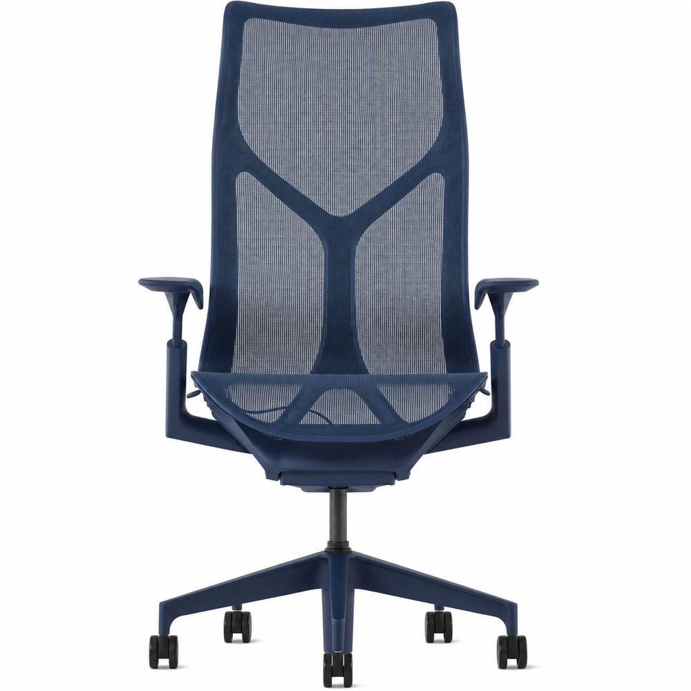 Кресло Herman Miller Cosm, высокая спинка, цвет Nightfall, регулируемые подлокотники