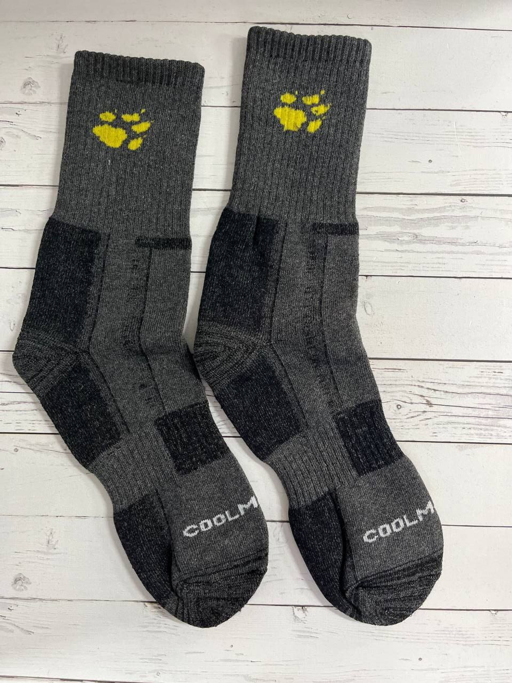 ТРЕККИНГОВЫЕ НОСКИ «JACK WOLFSKIN» ТЕМНО СЕРЫЙ