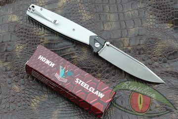 Складной нож STEELCLAW Baл-03W-Питбуль 2 поколение c клинком из стали D2, рукоять G10