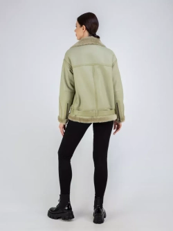 Дубленка авиатор натуральная зимняя