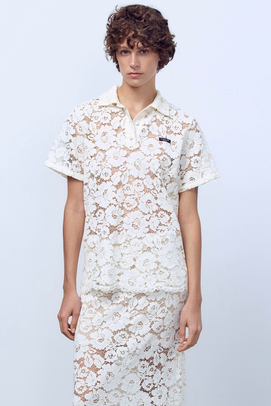 Поло из кружева