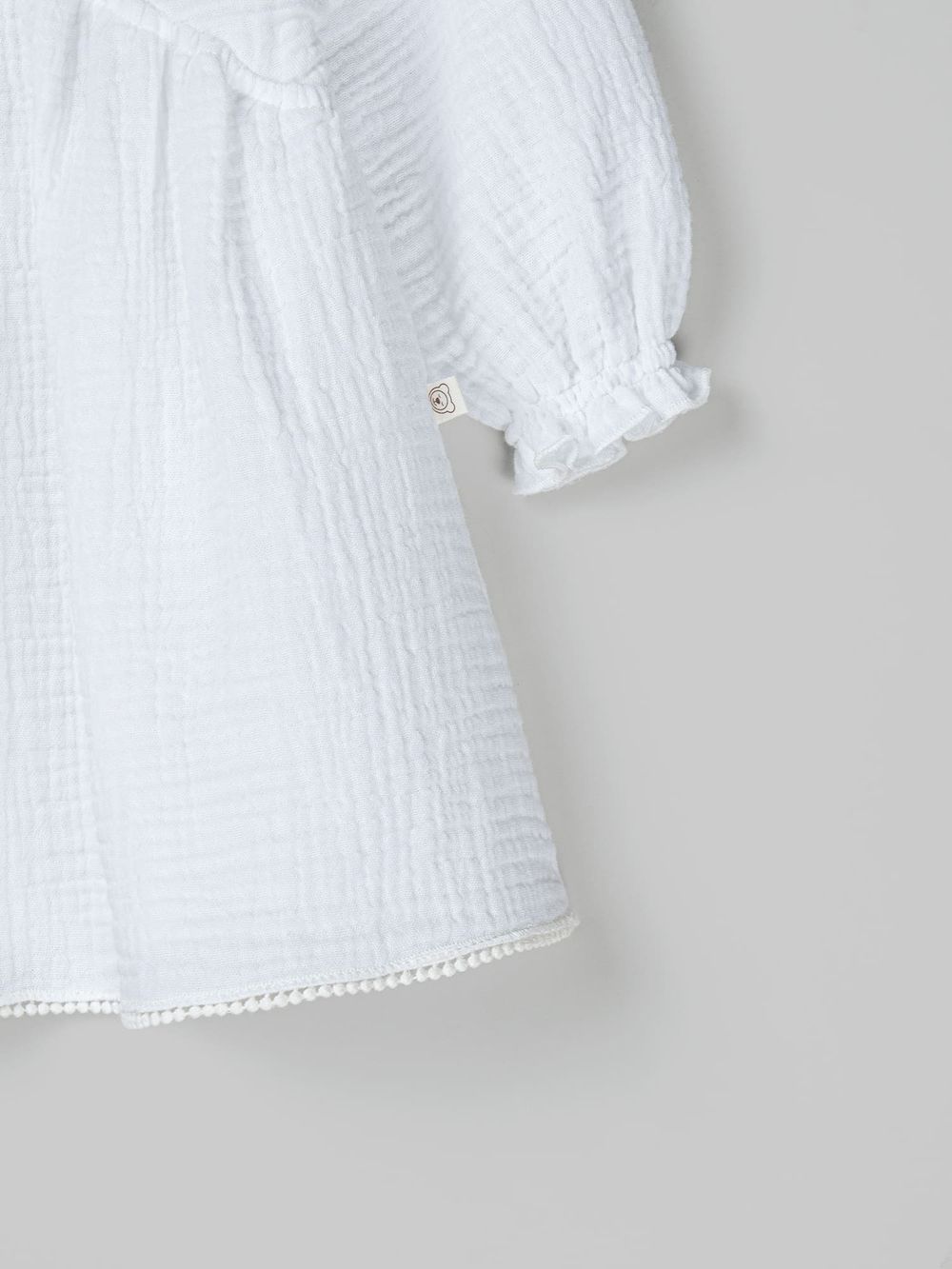 Платье муслиновое "Сахар" 0+