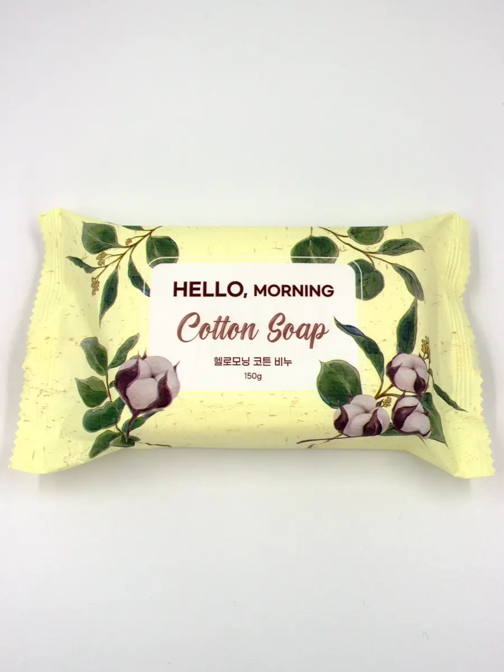 GRACE DAY - МЫЛО ПАРФЮМИРОВАННОЕ С АРОМАТОМ ХЛОПКА HELLO MORNING COTTON SOAP, 150 ГР