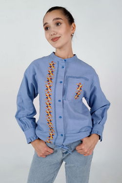 Блузка с чувашской вышивкой