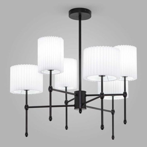 Подвесная люстра Eurosvet Notturno 60162/6 черный Smart