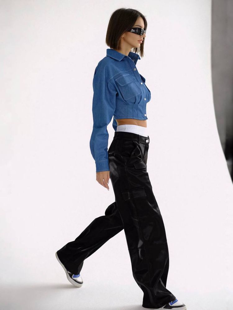 Укороченная рубашка-корсет Gigi