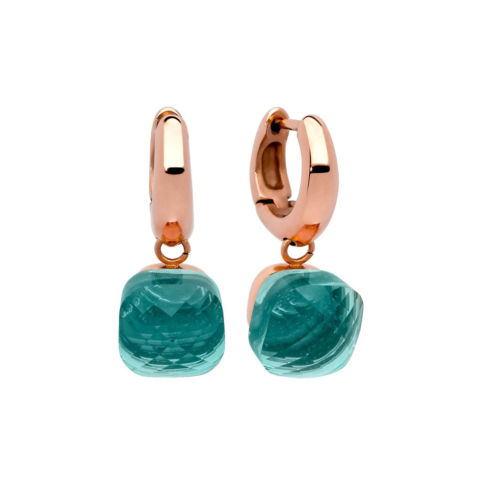 Серьги Qudo Firenze blue apatite 300032 BL/RG