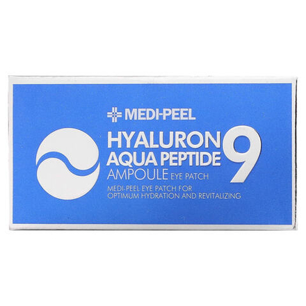 Medi-Peel, Hyaluron Peptide 9, патчи для глаз, увлажняющие, 60 шт.