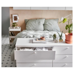 Каркас кровати с 10 ящиками - IKEA PLATSA, 200х140 см, белый, ПЛАТСА ИКЕА