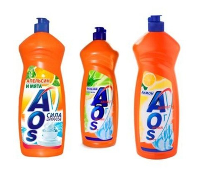 Средство для мытья посуды "Аос" 900мл (12)