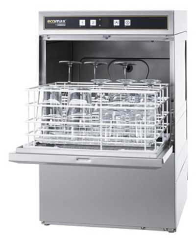 Посудомоечная машина с фронтальной загрузкой Hobart G404-10B с дозатором моющего средства